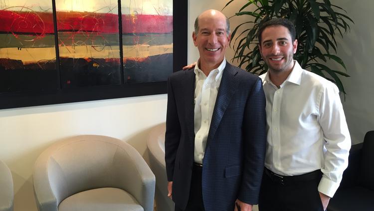 Barry Menashe (left) is the founder of Menashe Properties. His son, Jordan, is now CEO.